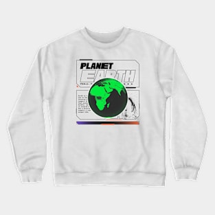 Planet Earth Space Galaxy Universe Planets Crewneck Sweatshirt